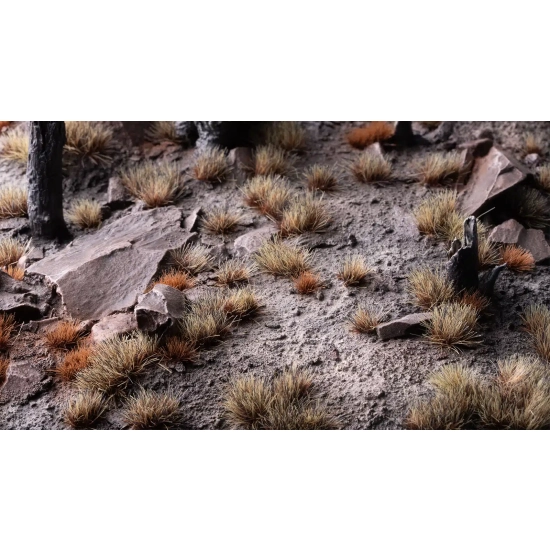 Gamers Grass Burned Tufts – 6 mm (Wild) | Kępki spalonej trawy do dioram i podstawek